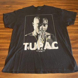 Tupac 2pac 71 Praying T Shirt Bravado Men’s Size XL Black